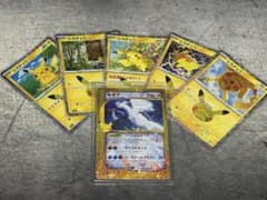 ルギア 30th MEGA 拡張パック ピカチュウ 6枚セット 30th キラ…
