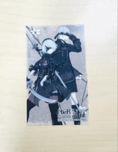 NieR展 消セナイ記録 特典 カード 2B 9Sのサムネイル