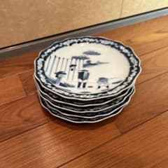 古伊万里 染付絵皿 - メルカリ