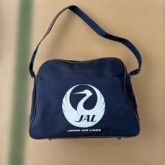 JAL 日本航空 ショルダー バッグ 紺色のサムネイル
