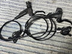 Shimano ZEE 油圧ディスクブレーキ 前後セット - メルカリ