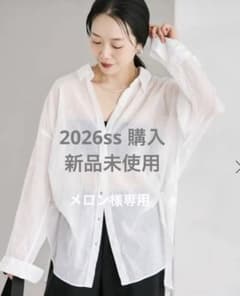 2026ss購入】値下げ Plage fluffy sheer シャツ - メルカリ