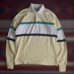 90'sランズエンドLANDS'ENDラガーシャツ アメリカ製Lサイズのサムネイル