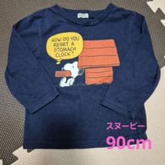 値下げ☆スヌーピー 長袖Tシャツ 90サイズのサムネイル