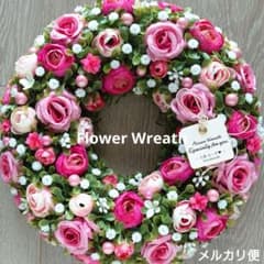 フラワーリースNO.493＊ 29cmのサムネイル