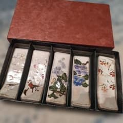 清水焼 京焼 四季草花 箸置 俊山窯 - メルカリ