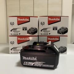 マキタバッテリー18V6Ah ４個　makita バッテリーのサムネイル