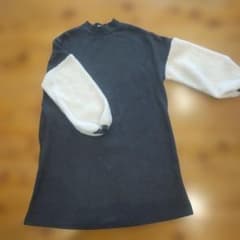 BREEZE ボア袖切り替えワンピース 140cm