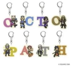 オクトパストラベラー2 アルファベット アクリルキーホルダー オクトラ テメノス オクトパストラベラー2 アルファベット アクリルキーホルダー オクトラ