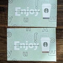(即日発送）Starbucks ドリンクチケット 2枚セットのサムネイル