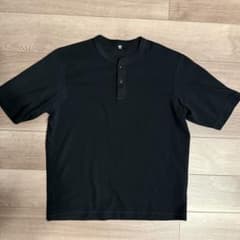 【本日発送可能】ドライワッフルヘンリーネックTシャツ　半袖XLサイズ