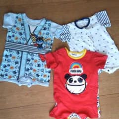 半袖ロンパース(*^^*)80　3枚セットのサムネイル