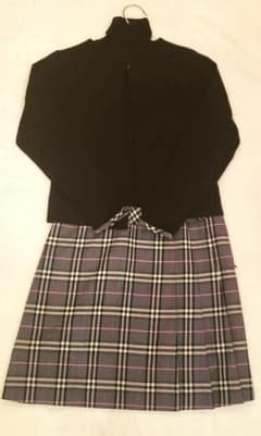 BURBERRY　LONDON　スカート　ワンピースセット 美品BURBERRY LONDON 160A ワンピース&カーデセット チェック - メルカリ