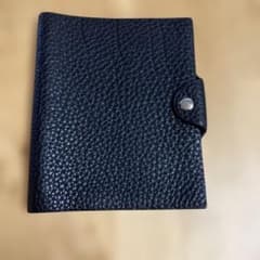 良品 ERMES エルメス ユリスPM 手帳カバー スケジュール帳 黒 ブラックのサムネイル