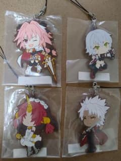 Fate/Grand Order 쿤 캐릭터 러버 스트랩 4종 세트