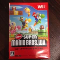 【送料無料】Wii ソフト ニュースーパーマリオブラザーズ 美品のサムネイル