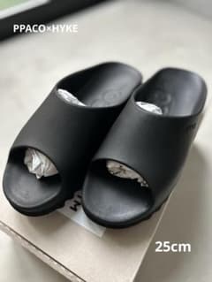 HYKE PPACO リカバリーサンダル 25 黒 完売品 PPACO × HYKE パコ ハイク サンダル 25cm - メルカリ