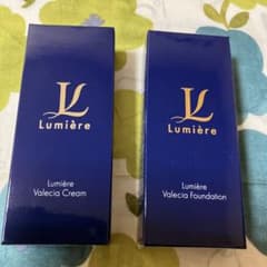 ルミエル ヴァレンシアファンデーション クリーム 2点 新品未開封品 ✨Lumiere ルミエル Valecia 薬用クリーム、ファンデーション