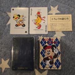 Disney ディズニー】ミッキーマウス トランプ カードゲーム レトロ