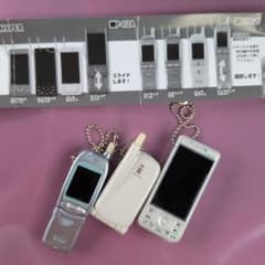 新品3点セット】ガラケーコレクション docomo リアソート ガチャガチャ