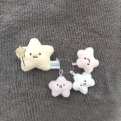 すみっコぐらし ほし(ひとで？)とほしのさんきょうだい　てのりぬいぐるみのサムネイル