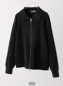 CLEL ミニマルカラー ドライバーズニットシャツ XS ブラック - メルカリ