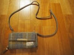ハリスツイード お財布 ショルダーバッグのサムネイル
