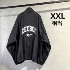 90s Reebok ナイロンジャケット 刺繍ワッペン ベクターロゴ - メルカリ