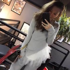 送料込♡SLY.MOUSSY系.フレアフリルスエットコットントップスのサムネイル