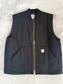 Carhartt ブラックジップアップ ベストのサムネイル