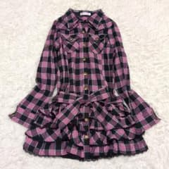 希少♡TRALALAトゥララ　ドットリボンミニワンピース　姫ギャル　y2k 平成 希少♡TRALALAトゥララ ドットリボンミニワンピース 姫ギャル y2k 平成