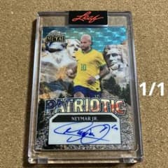 ギ*ビ様 ネイマール サイン1of1 Leaf Auto 1/1 Neymar - メルカリ