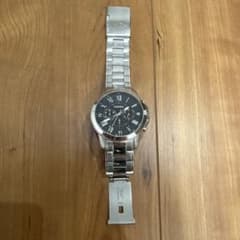FOSSIL メンズ腕時計 クロノグラフ シルバー ブラックのサムネイル