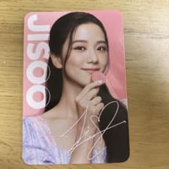 blackpink ジス　サノク　トレカ ① BLACKPINK THE ALBUM JP 通常トレカ ジス JISOO - メルカリ
