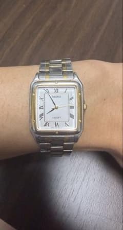 90s Vintage Seiko 腕時計 タンク サントス ローマン文字盤 90s Vintage Seiko 腕時計 タンク サントス ローマン文字盤 - メルカリ