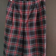 GU　タータンチェックパンツのサムネイル
