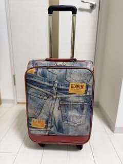 EDWIN デニム柄 キャリーケース 4輪 旅行用 EDWIN デニム柄 キャリーケース 4輪 旅行用 - メルカリ