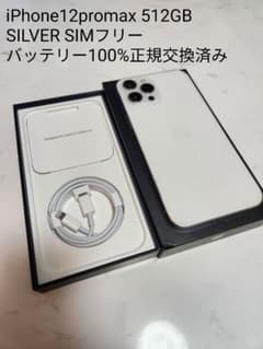iPhone 12 Pro Max 실버 512GB Softbank