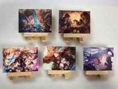 グランブルーファンタジー　ミニキャンバスアート5種のサムネイル