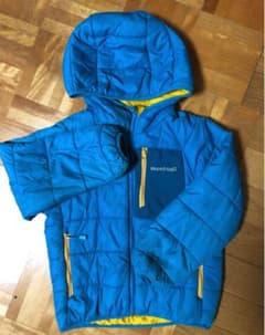 モンベル  リバーシブルダウン　キッズ110のサムネイル