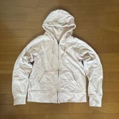 UNIQLO ベージュ フルジップパーカー Mサイズのサムネイル