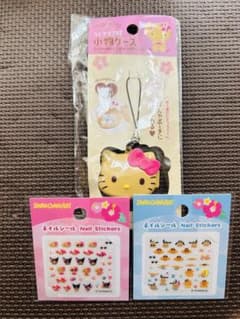 Sunburned Kitty Sanrio Hello Kitty Small Item Case Nail Stickers