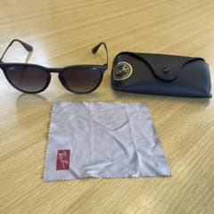 Ray-Ban サングラス マットブラック ケース付き - メルカリ