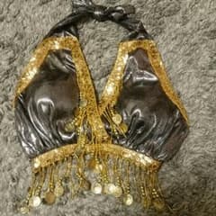 Glass Moon 様 専用 ベリーダンス 衣装 ホルターネックブラのサムネイル