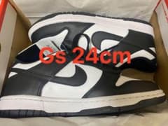 Nike ナイキ ダンク パンダ dunk low panda GS 24cmのサムネイル