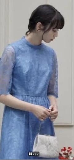 Aimer ラッセルレース　7分袖ロングドレス　小松菜奈着用のサムネイル