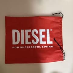 DIESEL 赤 不織布ショッパー