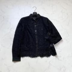 美品✨グレースコンチネンタル ダイアグラム ハートレースブラウス 総 