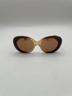 GUCCI グッチ サングラス ブラウン系 VINTAGE イタリア製 歪み有