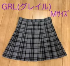 ★GRL(グレイル) Ｍサイズ★ チェック柄プリーツミニスカートのサムネイル
